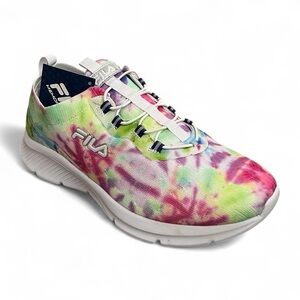 Fila Memory Skyway 2.0 Tie Dye Pink Running Shoes Sneakers Women’s 12 Retro 80s
